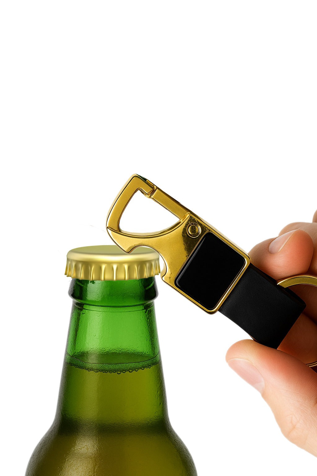 Personalized Gold-Plated Keychain with Name – Custom Engraved