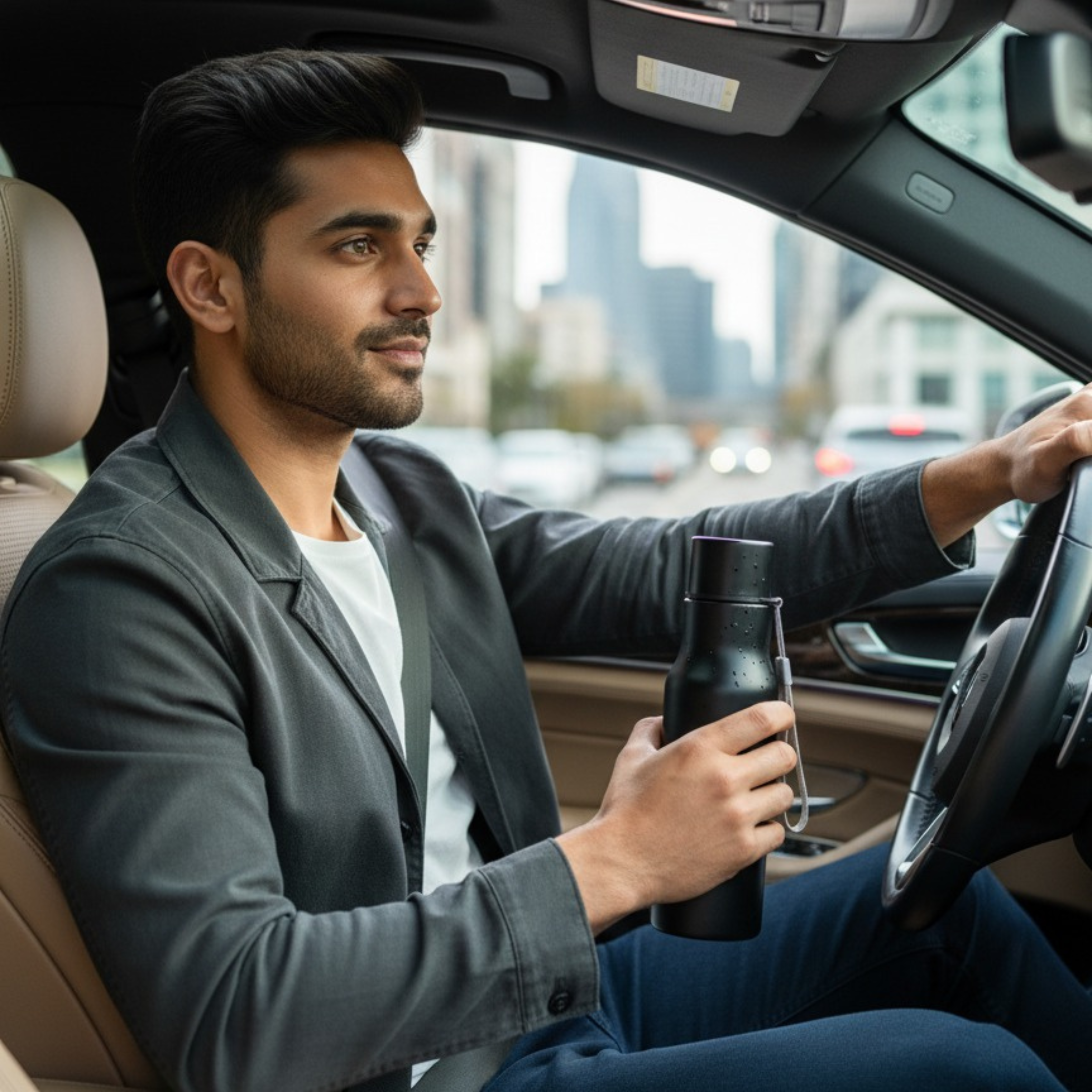 Black Stainless Steel Bottle