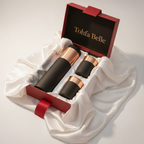 Premium Black Copper Bottle & Glass Set