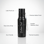 Black Stainless Steel Bottle