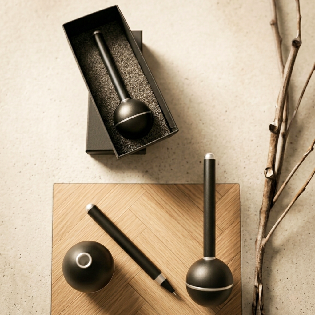Custom Engraved Standing Pen with Base