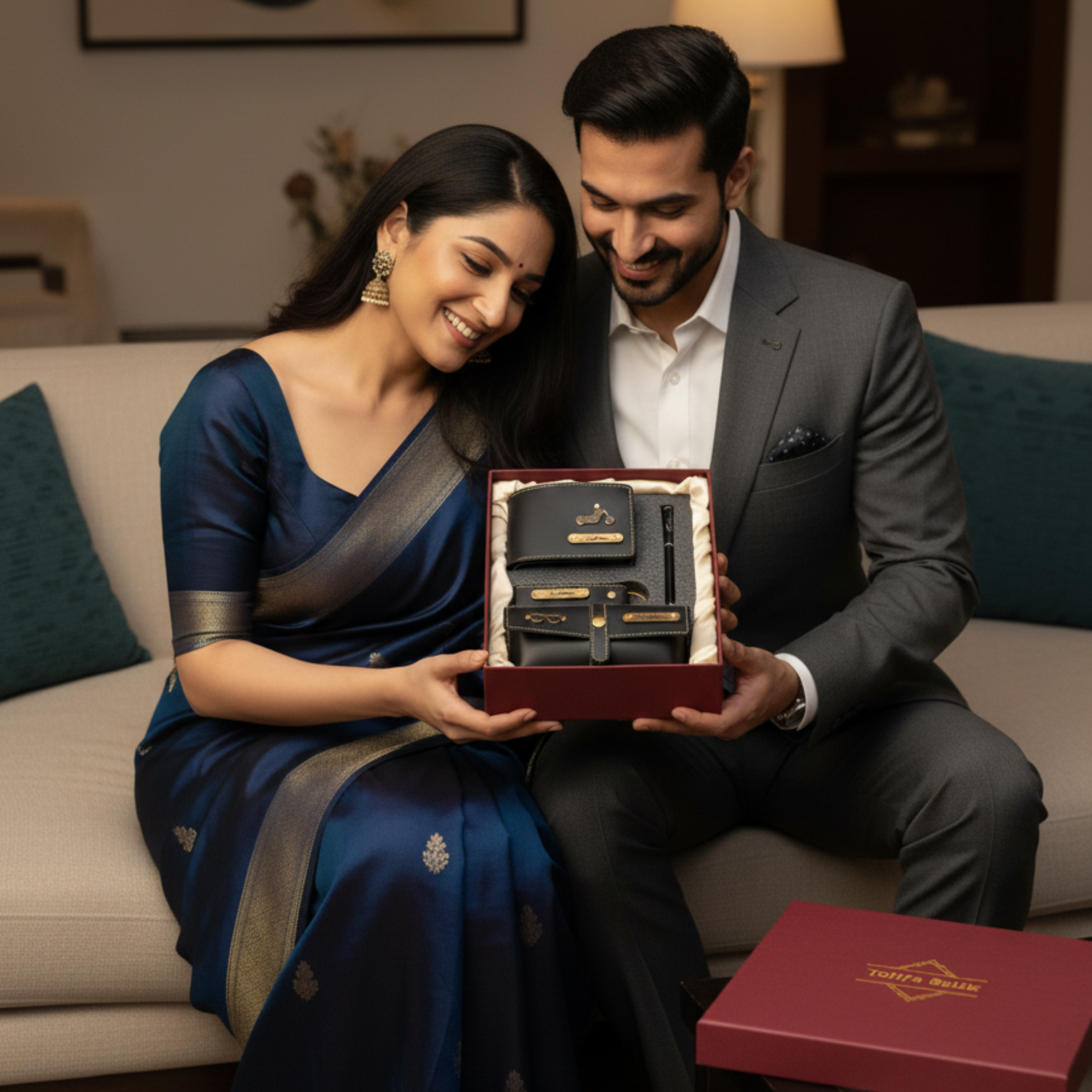 Luxury Leather Gift Set – 4-Piece Premium Hamper