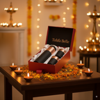 Premium Black Copper Bottle & Glass Set