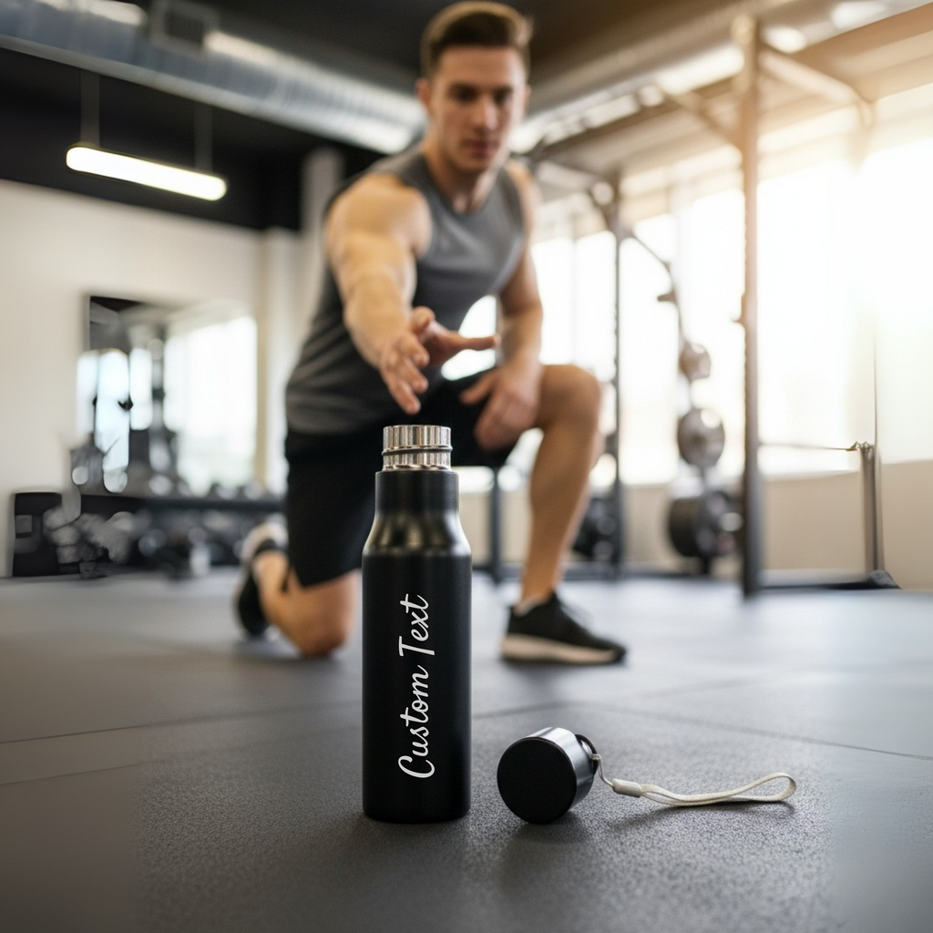 Black Stainless Steel Bottle