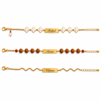 Custom Engraved Name Rakhi