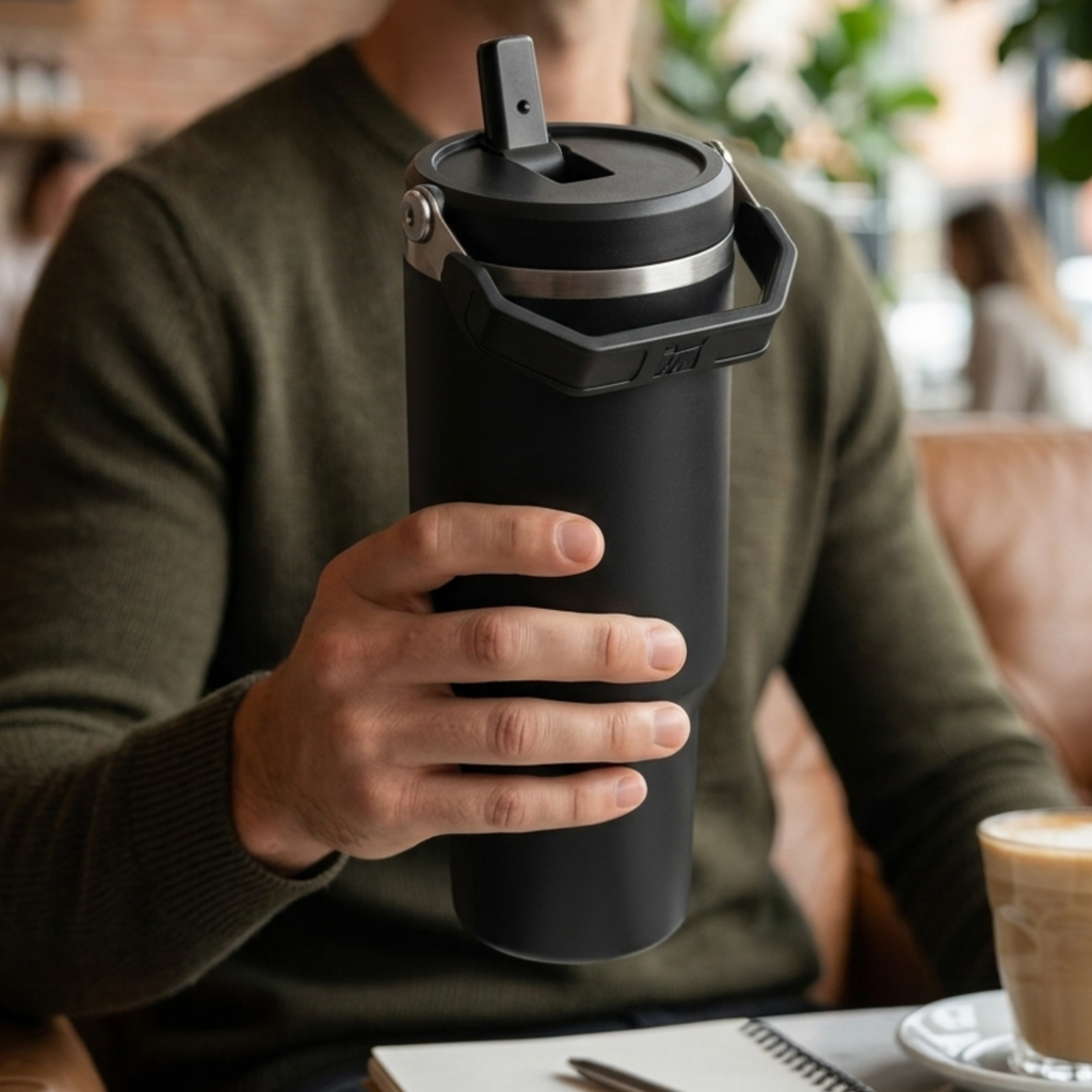 Premium Matte Black Tumbler