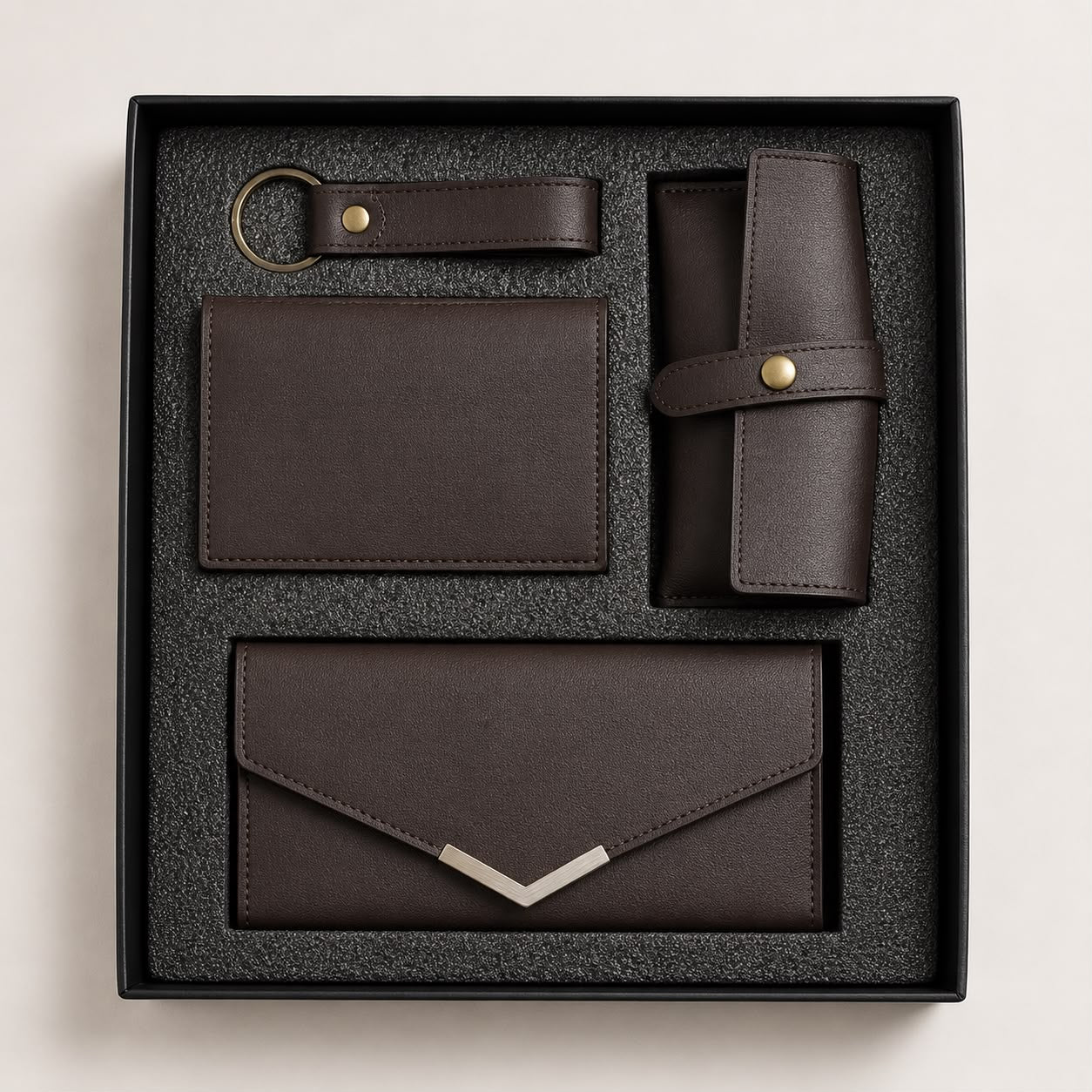 Customised Vegan Leather Gift Set