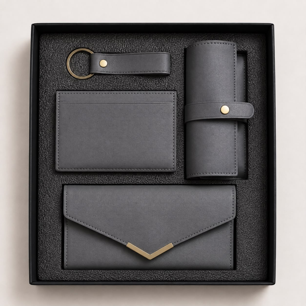 Customised Vegan Leather Gift Set